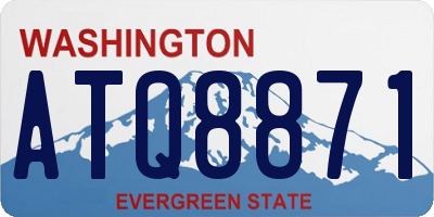 WA license plate ATQ8871