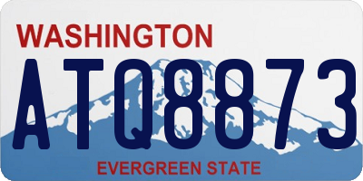 WA license plate ATQ8873