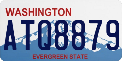 WA license plate ATQ8879