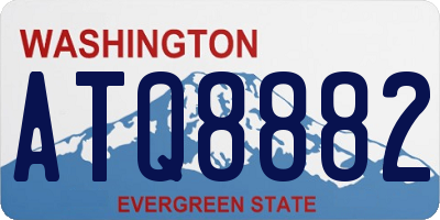 WA license plate ATQ8882