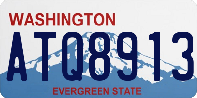 WA license plate ATQ8913