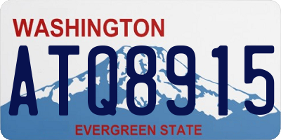 WA license plate ATQ8915