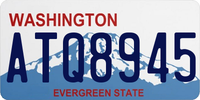 WA license plate ATQ8945