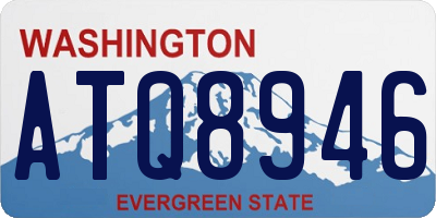 WA license plate ATQ8946