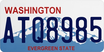 WA license plate ATQ8985