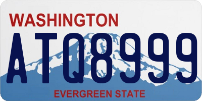 WA license plate ATQ8999