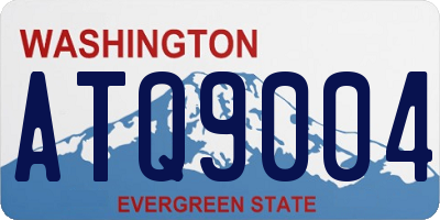 WA license plate ATQ9004