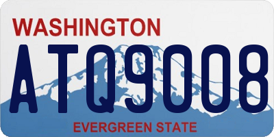 WA license plate ATQ9008