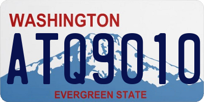 WA license plate ATQ9010