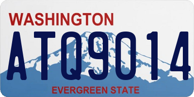 WA license plate ATQ9014