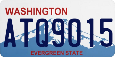 WA license plate ATQ9015