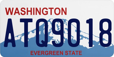 WA license plate ATQ9018