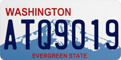 WA license plate ATQ9019