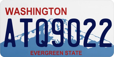 WA license plate ATQ9022