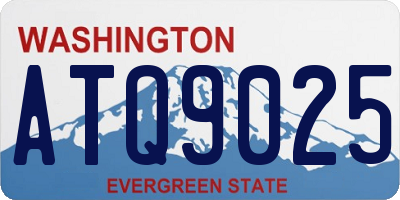 WA license plate ATQ9025