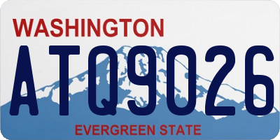 WA license plate ATQ9026