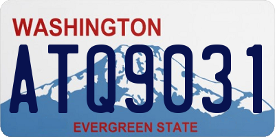 WA license plate ATQ9031