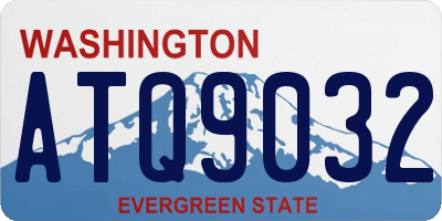 WA license plate ATQ9032