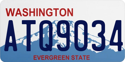 WA license plate ATQ9034