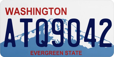 WA license plate ATQ9042