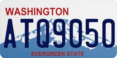 WA license plate ATQ9050