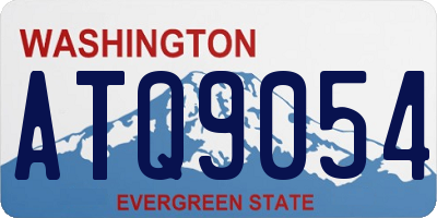 WA license plate ATQ9054