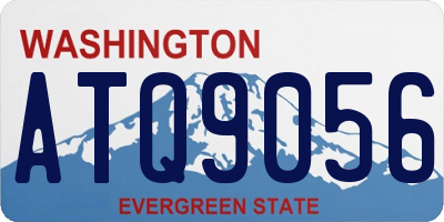 WA license plate ATQ9056
