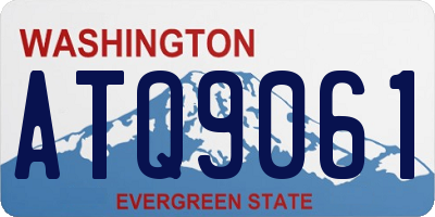 WA license plate ATQ9061