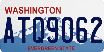 WA license plate ATQ9062