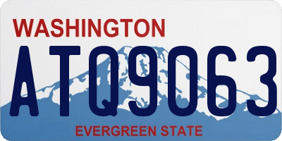 WA license plate ATQ9063