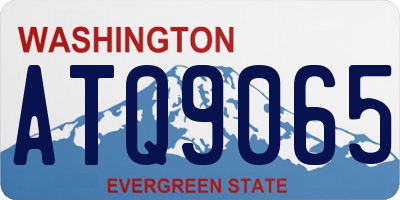 WA license plate ATQ9065