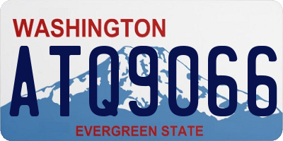 WA license plate ATQ9066