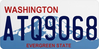 WA license plate ATQ9068