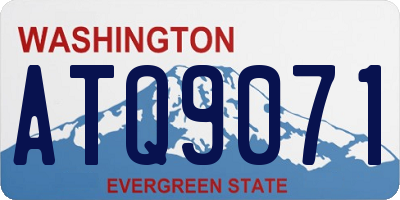 WA license plate ATQ9071