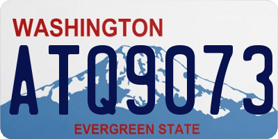 WA license plate ATQ9073