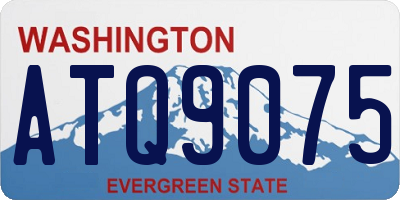 WA license plate ATQ9075