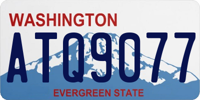 WA license plate ATQ9077