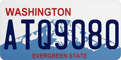 WA license plate ATQ9080