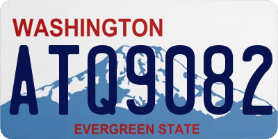 WA license plate ATQ9082