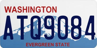 WA license plate ATQ9084