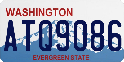 WA license plate ATQ9086