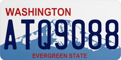 WA license plate ATQ9088
