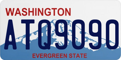 WA license plate ATQ9090