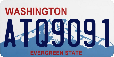 WA license plate ATQ9091
