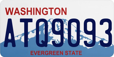 WA license plate ATQ9093