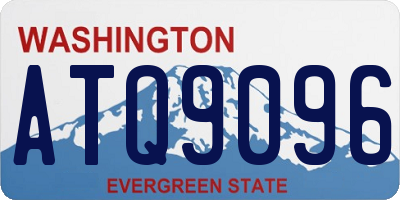WA license plate ATQ9096