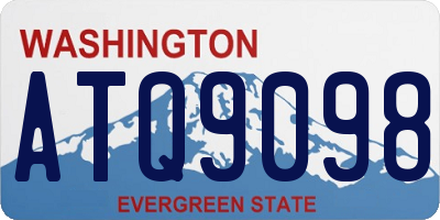 WA license plate ATQ9098