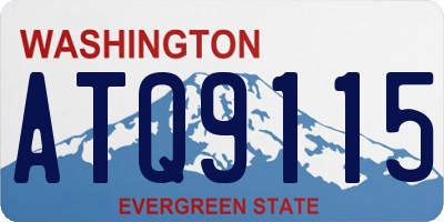 WA license plate ATQ9115