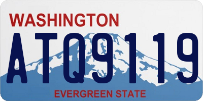 WA license plate ATQ9119
