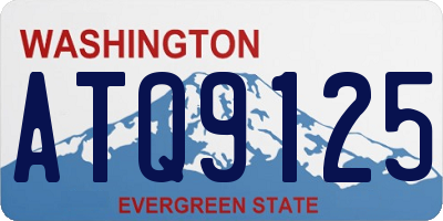 WA license plate ATQ9125